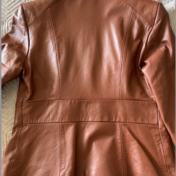 Nicole by Nicole Miller Leather Blazer Jacket | Medium like NEW - Picture 4 of 5